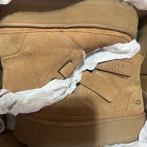 UGG Tan Box with Black Logo